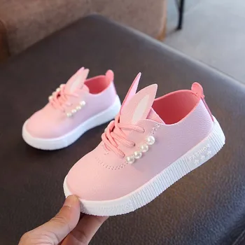 2020 Kids Baby Girls Shoes Soft Toddlers Baby Girls Rabbit Ear pearl Princess Shoes Girls Dress Platform Sneakers Shoes
2020 Kids Baby Girls Shoes Soft Toddlers Baby Girls Rabbit Ear pearl Princess Shoes Girls Dress Platform Sneakers Shoes