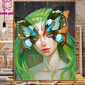 5d Diamond Painting Butterfly Girl Elf embroidery diy full square diamond mosaic Cross Stitch rhinestone pictures gift Decor
5d Diamond Painting Butterfly Girl Elf embroidery diy full square diamond mosaic Cross Stitch rhinestone pictures gift Decor