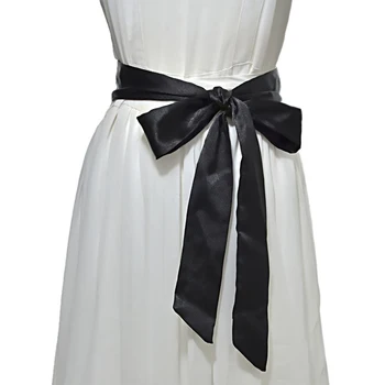 Soft Fashion Bowknot Wrap Around Women Waist Belt Corset Silk Dress Decor Self Tie Casual Waistband Ladies Ribbon Wide 
Soft Fashion Bowknot Wrap Around Women Waist Belt Corset Silk Dress Decor Self Tie Casual Waistband Ladies Ribbon Wide