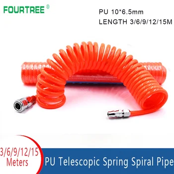 6M 9M 12M 15M Air Pressure Hose Pneumatic PU Telescopic Tube Spring Pipe For Compressor Tool 10mm x 6.5mm Flexible Tubing
6M 9M 12M 15M Air Pressure Hose Pneumatic PU Telescopic Tube Spring Pipe For Compressor Tool 10mm x 6.5mm Flexible Tubing