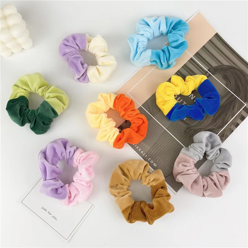Two-color Soft Velvet Scrunchies Sweet Hair Ring Rubber Band Elastic Hair Bands Rope Ties Women Girl Hair Accessories
Two-color Soft Velvet Scrunchies Sweet Hair Ring Rubber Band Elastic Hair Bands Rope Ties Women Girl Hair Accessories