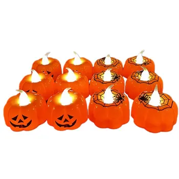 Halloween Prop Light Decoration LED Glowing Candle Light Small Night Light Pumpkin Spider Shape Light
Halloween Prop Light Decoration LED Glowing Candle Light Small Night Light Pumpkin Spider Shape Light