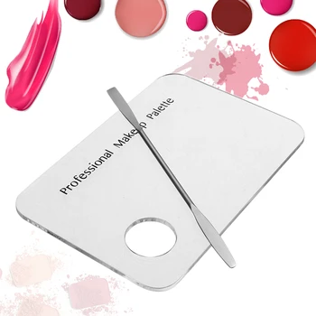 Professional Stainless Steel Cosmetic Makeup Palette With Spatula Tool Foundation Mixing Make Up Tool Beauty Tools Mixing Palett
Professional Stainless Steel Cosmetic Makeup Palette With Spatula Tool Foundation Mixing Make Up Tool Beauty Tools Mixing Palett