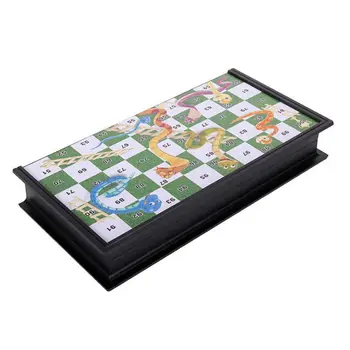 Magnetic Foldable Snake and Ladder Chess Educational Toy Family Party Board Game Best Birthday Gift
Magnetic Foldable Snake and Ladder Chess Educational Toy Family Party Board Game Best Birthday Gift