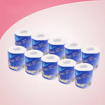 10 Rolls Soft Natural Wood Pulp Toilet Paper 3-Ply Paper Household Bath Tissues
10 Rolls Soft Natural Wood Pulp Toilet Paper 3-Ply Paper Household Bath Tissues