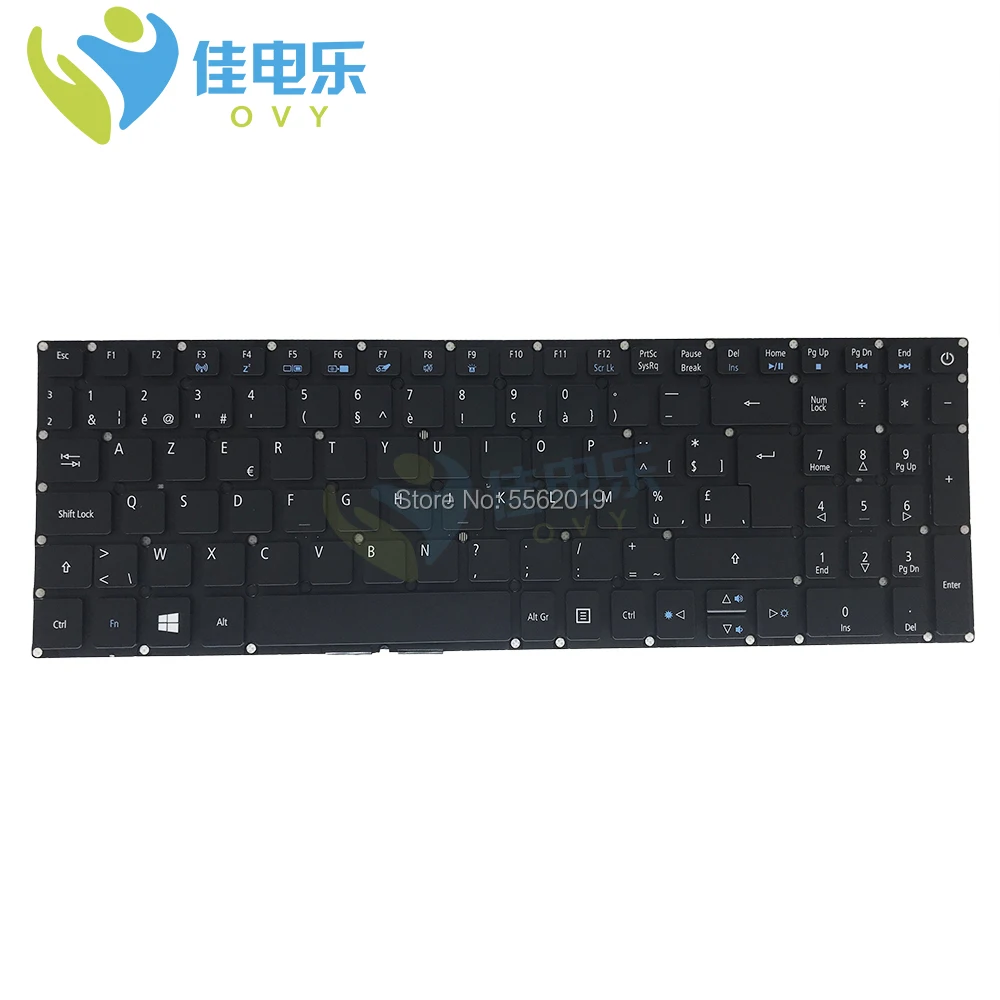 OVY TR BE Backlit keyboard for Acer Aspire E5 573 T E5-573G E5-573T black Replacement keyboards Belgium Turkish NSK REFBC real
OVY TR BE Backlit keyboard for Acer Aspire E5 573 T E5-573G E5-573T black Replacement keyboards Belgium Turkish NSK REFBC real