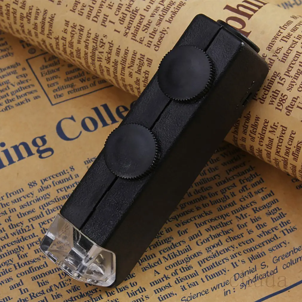 Mini 60x-100x Illuminated Zoom Pocket Microscope Magnifier Loupe Manual Adjustment Focus For Perfect Vision
Mini 60x-100x Illuminated Zoom Pocket Microscope Magnifier Loupe Manual Adjustment Focus For Perfect Vision