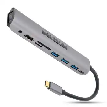 usb hub usb c hub type c hub 9-in-1 Hub Type-C to VGA HDMI Multi-Function for OS X USB-C 4K Docking Station
usb hub usb c hub type c hub 9-in-1 Hub Type-C to VGA HDMI Multi-Function for OS X USB-C 4K Docking Station