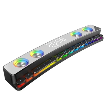 3600mAh Bluetooth Wireless Game Speaker Soundbar HIFI Stereo Subwoofer USB AUX FM Card Home Clock Computer Speaker Loudspeaker
3600mAh Bluetooth Wireless Game Speaker Soundbar HIFI Stereo Subwoofer USB AUX FM Card Home Clock Computer Speaker Loudspeaker