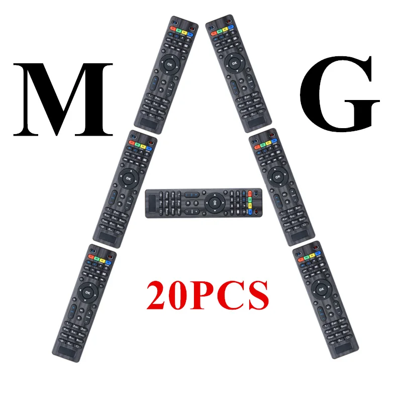 20PCS Replacement TV Box Remote Control For Mag254 Controller For Mag 250 254 255 260 261 270 IPTV TV For Set Top Box Wholesale
20PCS Replacement TV Box Remote Control For Mag254 Controller For Mag 250 254 255 260 261 270 IPTV TV For Set Top Box Wholesale