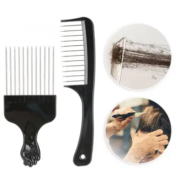 Hair Fork Comb Wide Teeth Comb Hair Pick Comb Hair Dressing Styling Modeling Comb k5+k6 anti-slip handle Berber Shop Accessories
Hair Fork Comb Wide Teeth Comb Hair Pick Comb Hair Dressing Styling Modeling Comb k5+k6 anti-slip handle Berber Shop Accessories