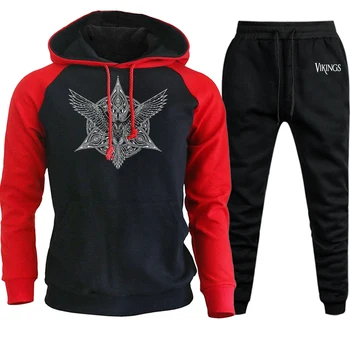 Autumn Winter 2019 New Streetwear Men Raglan Hoodies Vikings Vintage Printed Casual Suit Male Hip Hop Pullover+Pants 2 Piece Set
Autumn Winter 2019 New Streetwear Men Raglan Hoodies Vikings Vintage Printed Casual Suit Male Hip Hop Pullover+Pants 2 Piece Set