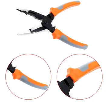 New 8“ Automatic 5 in 1 Cable Needle Nose Wire Stripper Pliers Cutter Crimper Strip Electrician Hand Tools A5YD
New 8“ Automatic 5 in 1 Cable Needle Nose Wire Stripper Pliers Cutter Crimper Strip Electrician Hand Tools A5YD