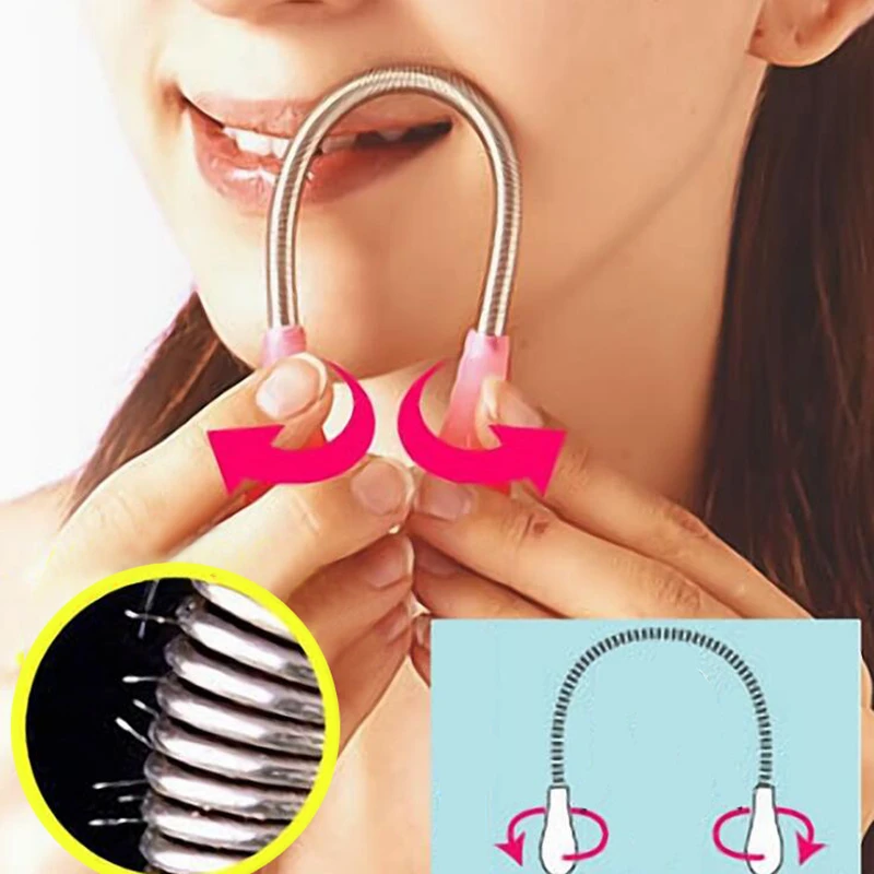 Face Facial Hair Spring Remover Stick Removal Beauty Tool Epilator Face Facial Hair Remover Spring Threading Tool Hair Removal
Face Facial Hair Spring Remover Stick Removal Beauty Tool Epilator Face Facial Hair Remover Spring Threading Tool Hair Removal