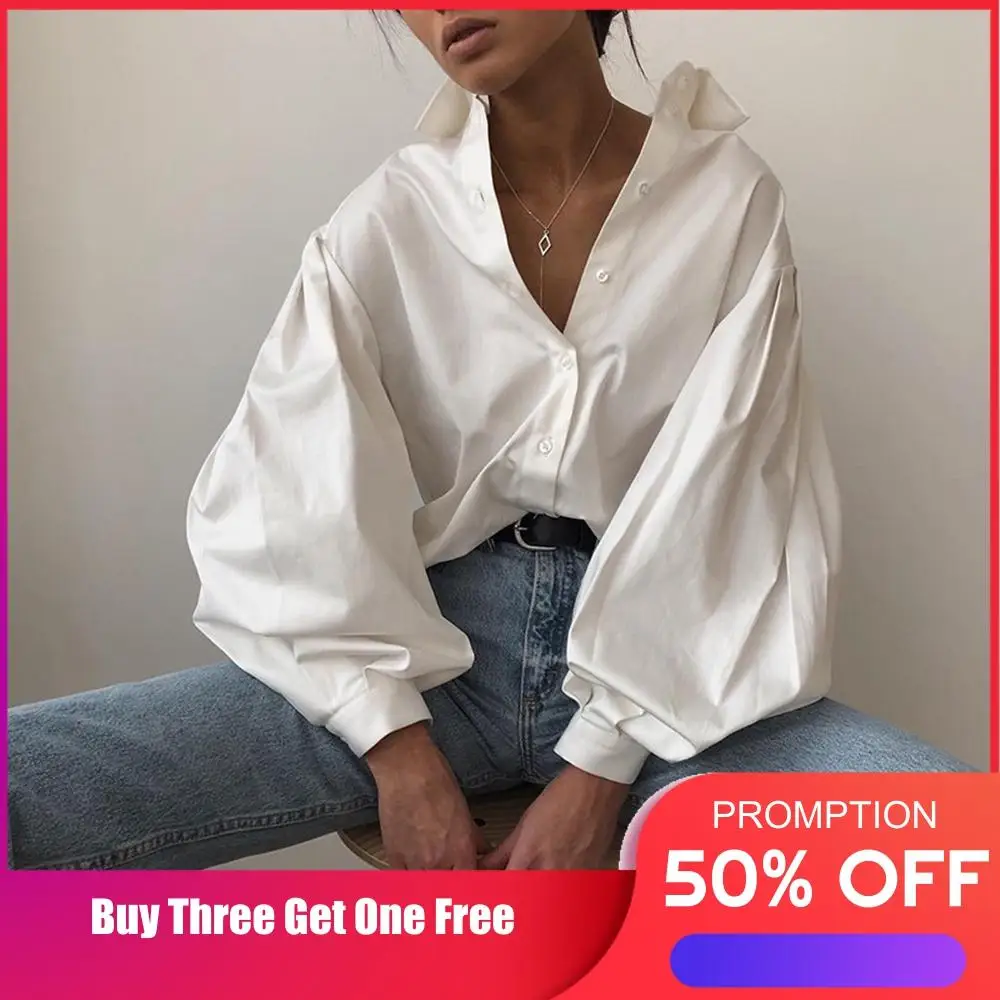 Three-Ratels 2020 New Fashion England Style Blouse Tops Long Lantern Sleeve Solid Shirt Women Elegant Casual Streetwear Tunic
Three-Ratels 2020 New Fashion England Style Blouse Tops Long Lantern Sleeve Solid Shirt Women Elegant Casual Streetwear Tunic