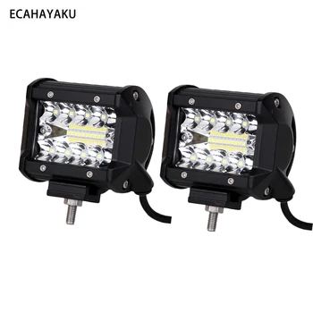 ECAHAYAKU 4" led bar offroad car work led working light off road 4x4 led beam 12V 24V 4inch auto fog light bar COMBO SUV Tractor
ECAHAYAKU 4" led bar offroad car work led working light off road 4x4 led beam 12V 24V 4inch auto fog light bar COMBO SUV Tractor