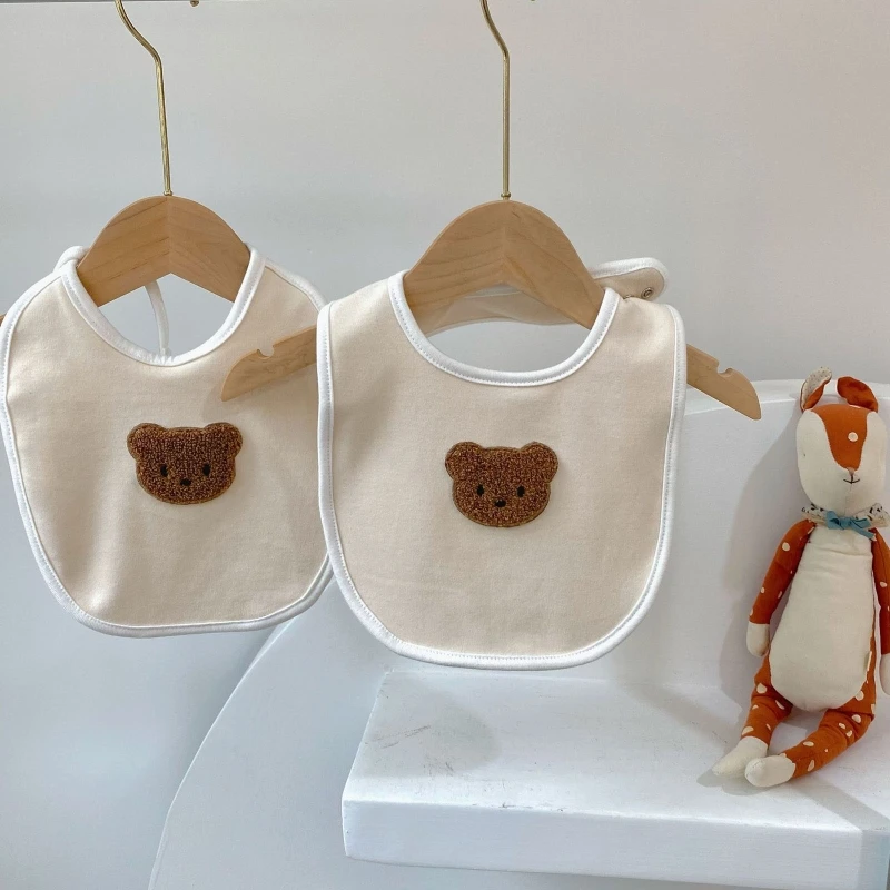 1pc Korean Bear Embroidered Baby Bib Cotton Gauze Newborn Burp Cloth Saliva Towel Handkerchief Face Towel for Baby Boys Girls
1pc Korean Bear Embroidered Baby Bib Cotton Gauze Newborn Burp Cloth Saliva Towel Handkerchief Face Towel for Baby Boys Girls