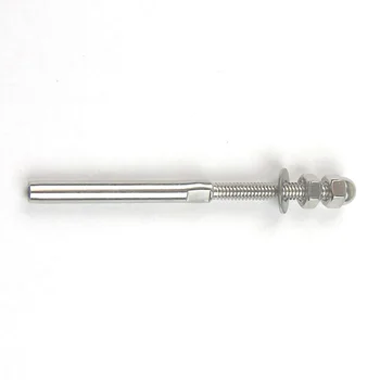New 10 pcs Stainless Steel Cable Railing End Fitting Terminal - Stud End Fitting- Right Hand Swage- 1/8 INCH Cable - Hand Rail -
New 10 pcs Stainless Steel Cable Railing End Fitting Terminal - Stud End Fitting- Right Hand Swage- 1/8 INCH Cable - Hand Rail -