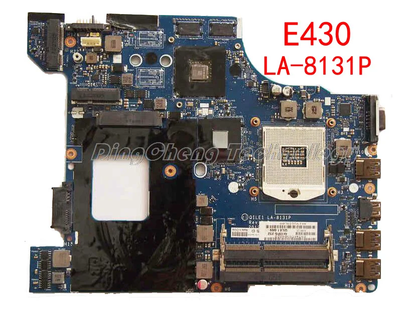 HOLYTIME ноутбука материнская плата для Lenovo E430 LA-8131P с 4 видеочипы-Встроенная