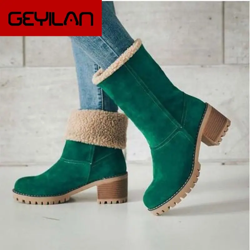 2019 New Hot Women Boots Autumn Flock Winter Ladies Fashion Snow Boots Shoes Thigh High Suede Mid-Calf Boots
2019 New Hot Women Boots Autumn Flock Winter Ladies Fashion Snow Boots Shoes Thigh High Suede Mid-Calf Boots