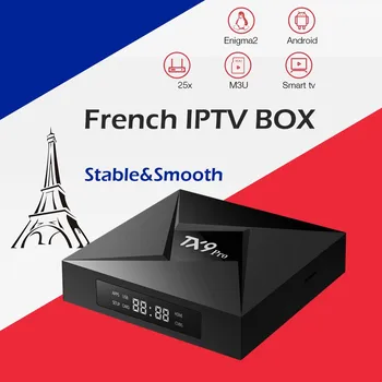 TX9 PRO Arabic French iptv Android 7.1 3G 32G tv box Amlogic s912 Bluetooth 4.0 Europen smart tv box only no channels include
TX9 PRO Arabic French iptv Android 7.1 3G 32G tv box Amlogic s912 Bluetooth 4.0 Europen smart tv box only no channels include