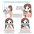 В наличии! 20-200 шт. одноразовые Mondmasker сварочная маски со ртом для лица маска для лица из нетканого материала аэродинамическим способом из расплава 3-х слойные Mascarilla маска тканевая маски для лица