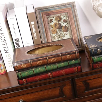 Wooden Simulated Book Tissue Box Storage Box wooden Decoration Storage Box Tissue Boxes Kitchen Storage Organization
Wooden Simulated Book Tissue Box Storage Box wooden Decoration Storage Box Tissue Boxes Kitchen Storage Organization