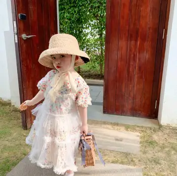 2020 Wholesale New Girls 2 Pcs Set Printed Dress+Voile Dress Summer Girls Suits 1-6t QA833
2020 Wholesale New Girls 2 Pcs Set Printed Dress+Voile Dress Summer Girls Suits 1-6t QA833