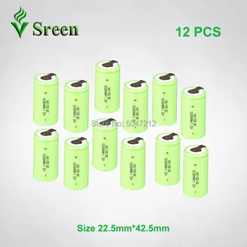 1.2V SC 1200mAh NI-CD Rechargeable Battery Cell with Nickel Sheet DIY to Subc Rechargeable Battery Packs Electronic Accumulator
1.2V SC 1200mAh NI-CD Rechargeable Battery Cell with Nickel Sheet DIY to Subc Rechargeable Battery Packs Electronic Accumulator