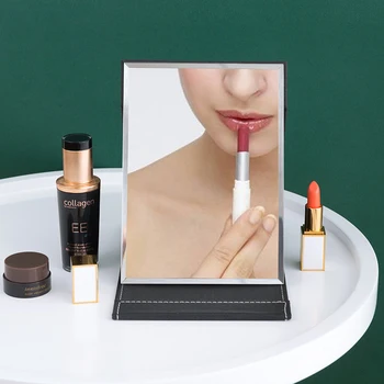Foldable mirror pu makeup mirror portable portable mirror desktop thickening princess HD mirror desktop mirror standing mirror
Foldable mirror pu makeup mirror portable portable mirror desktop thickening princess HD mirror desktop mirror standing mirror