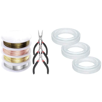 1 Set Jewelry Pliers and Jewelry Beading Wire Tools Set & 1 Set Large Resin Bracelet Bangle Mold 3 Pack Inner Diameter
1 Set Jewelry Pliers and Jewelry Beading Wire Tools Set & 1 Set Large Resin Bracelet Bangle Mold 3 Pack Inner Diameter