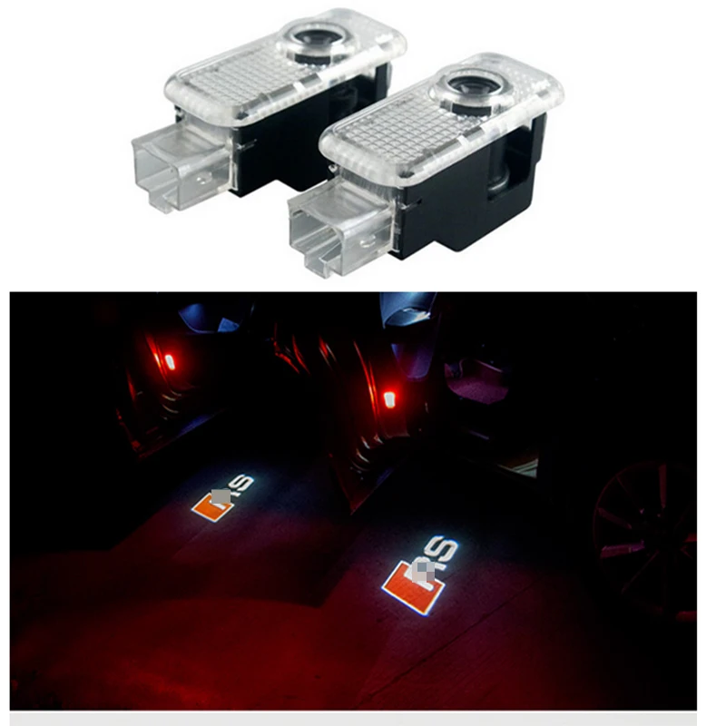 2 pcs Car LED door lamp Car Welcome light for Audi a3 a4 a5 a6 s4 s5 s6 s7 q3 q5 q7 c5 c6 b6 b7 b8 8p 8v Car Accessories styling
2 pcs Car LED door lamp Car Welcome light for Audi a3 a4 a5 a6 s4 s5 s6 s7 q3 q5 q7 c5 c6 b6 b7 b8 8p 8v Car Accessories styling