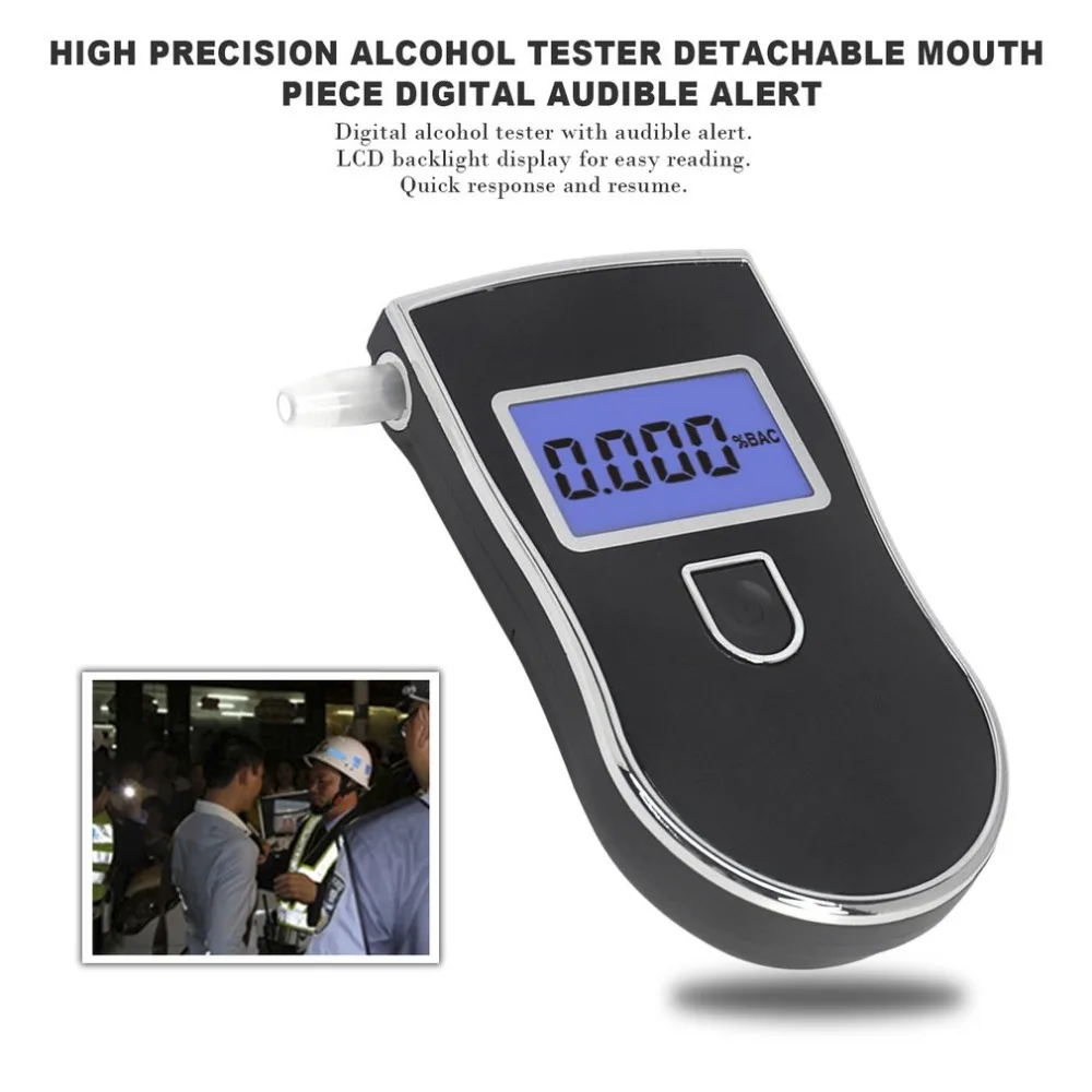 Professional Police alcohol tester Digital Breathalyzer LCD Display breath analyzer Portable alcohol detector Drive Safety
Professional Police alcohol tester Digital Breathalyzer LCD Display breath analyzer Portable alcohol detector Drive Safety