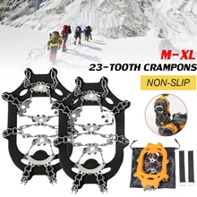 Ice Cleats Snow Grips with 23 Spikes Crampons Anti-Slip Ice Snow Gripper Traction Cleats for Ice Walking Hiking Fishing Non-slip
Ice Cleats Snow Grips with 23 Spikes Crampons Anti-Slip Ice Snow Gripper Traction Cleats for Ice Walking Hiking Fishing Non-slip