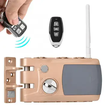 Home Security Intelligent Lock Anti-theft Keyless Lock with Four Remote Controllers Remote Control Lock
Home Security Intelligent Lock Anti-theft Keyless Lock with Four Remote Controllers Remote Control Lock