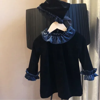 Baby Girl spring Autumn Winter Spanish style Gold Velvet Vintage Dress Birthday party Dress for kids
Baby Girl spring Autumn Winter Spanish style Gold Velvet Vintage Dress Birthday party Dress for kids