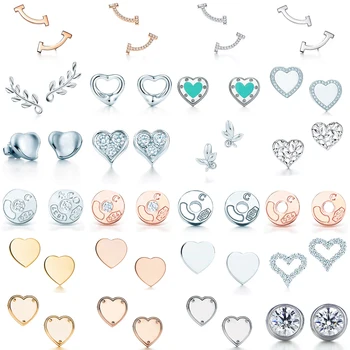 NEW 100% 925 Sterling Silver Blue Heart TIF Attractive Elegance Temperament Earrings World Fit Women Original Fashion Jewelry 
NEW 100% 925 Sterling Silver Blue Heart TIF Attractive Elegance Temperament Earrings World Fit Women Original Fashion Jewelry