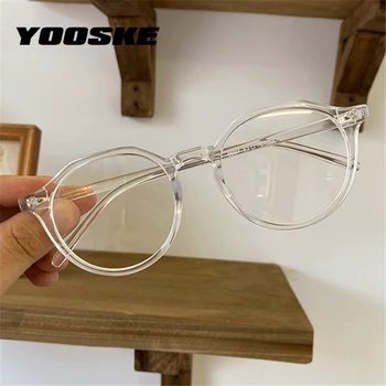 YOOSKE Vintage Clear Glasses Frame Women Retro Polygon Eyeglasses Frames Men Korean Style Student Optical Spectacles
YOOSKE Vintage Clear Glasses Frame Women Retro Polygon Eyeglasses Frames Men Korean Style Student Optical Spectacles