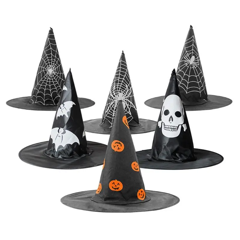 1PC Faux Silk Witch Hat Pumpkin Spider Web Skull Printed Halloween Cosplay Costume Party Decor for Adults Kids Random Styles
1PC Faux Silk Witch Hat Pumpkin Spider Web Skull Printed Halloween Cosplay Costume Party Decor for Adults Kids Random Styles