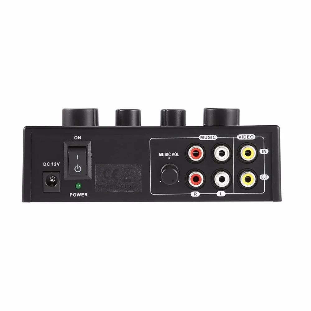 Karaoke Sound Mixer Professional Audio System Portable Mini Digital Audio Sound Karaoke Machine Echo Mixer System Drop Shipping
Karaoke Sound Mixer Professional Audio System Portable Mini Digital Audio Sound Karaoke Machine Echo Mixer System Drop Shipping