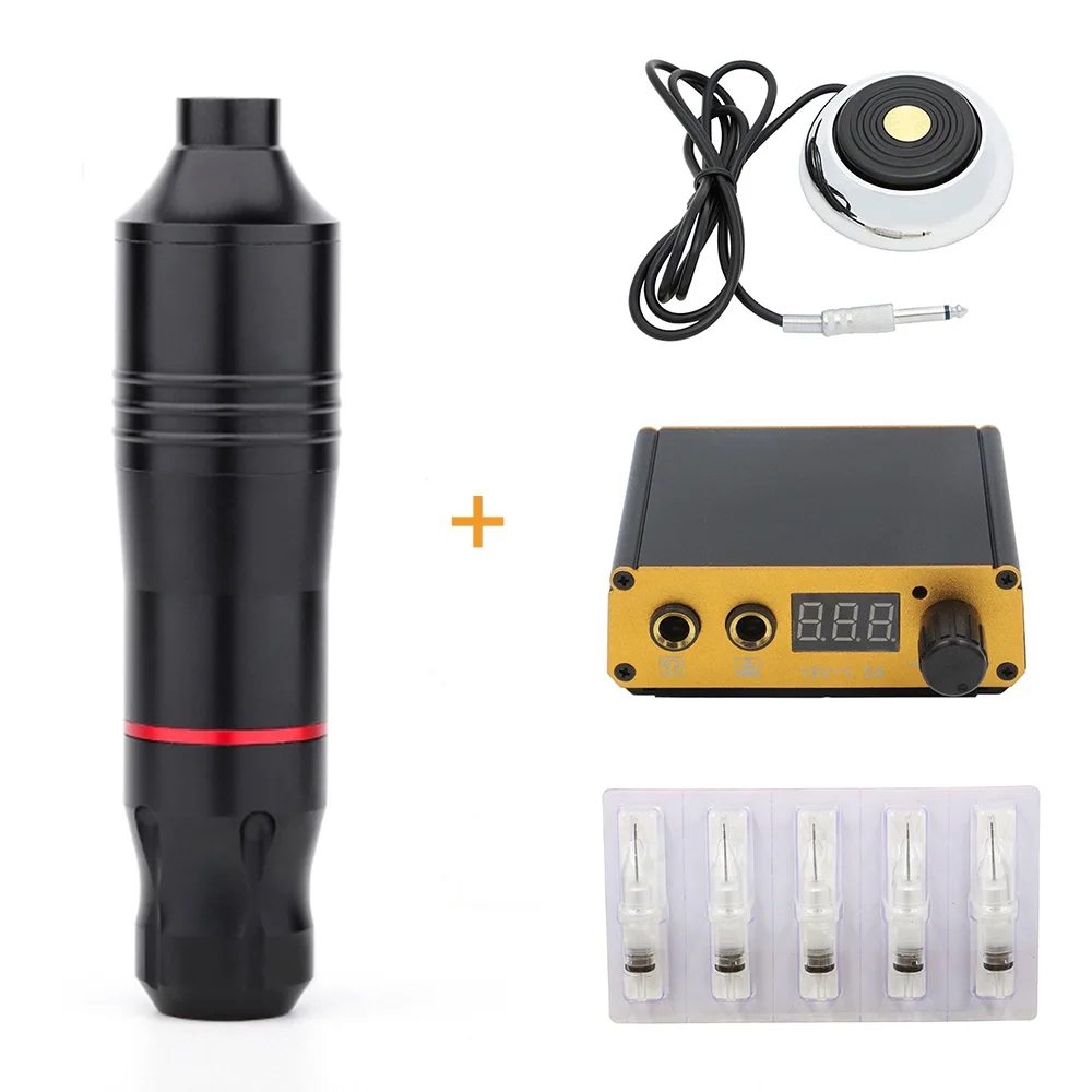Professional Tattoo Machine Pen Kit LCD Mini Power Supply Tattoo Cartridge Needles Permanent Makeup For Tattoo Supplies
Professional Tattoo Machine Pen Kit LCD Mini Power Supply Tattoo Cartridge Needles Permanent Makeup For Tattoo Supplies