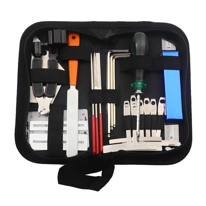 Guitar Tool Kit Repairing Maintenance Tools String Organizer String Action Ruler Gauge Measuring Tool Hex Wrench Set Files Finge
Guitar Tool Kit Repairing Maintenance Tools String Organizer String Action Ruler Gauge Measuring Tool Hex Wrench Set Files Finge