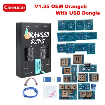 Newest 2020 OEM Orange5 Plus V1.35 Programmer With Full Adapter Enhanced Functions with USB dongle
Newest 2020 OEM Orange5 Plus V1.35 Programmer With Full Adapter Enhanced Functions with USB dongle