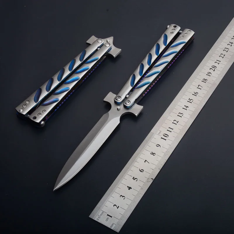 NEW Fashion C38-1 Camping Outdoor 440C Blade Pocket Folding Knife Balisong Hunting Training Survival Tactical EDC Kitchen Tools
NEW Fashion C38-1 Camping Outdoor 440C Blade Pocket Folding Knife Balisong Hunting Training Survival Tactical EDC Kitchen Tools