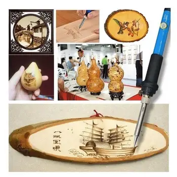 EU/US Multifunction Durable Wood Burning Kit Engraving Pen Electric Soldering Iron Embossing Craft Set Welding Machining Mold
EU/US Multifunction Durable Wood Burning Kit Engraving Pen Electric Soldering Iron Embossing Craft Set Welding Machining Mold
