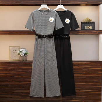 Sunflower Stripe Women Set Two Piece Outfits summer 2020 plus size 3XL 5XL 90s Short Sleeve top long Pants Suits Female clothes
Sunflower Stripe Women Set Two Piece Outfits summer 2020 plus size 3XL 5XL 90s Short Sleeve top long Pants Suits Female clothes
