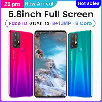 Z6 Pro Smartphone 5.8 Inch Screen Smartphone 512M+4G Android Smartphone 3D Glass Plated Back Cover Black
Z6 Pro Smartphone 5.8 Inch Screen Smartphone 512M+4G Android Smartphone 3D Glass Plated Back Cover Black