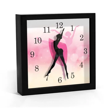Square Frame Princess Pink Ballerina Dance Wall Clock Ballet Dancer Hexagon Table Desk Clock Silent Non Ticking Girl Room Decor
Square Frame Princess Pink Ballerina Dance Wall Clock Ballet Dancer Hexagon Table Desk Clock Silent Non Ticking Girl Room Decor