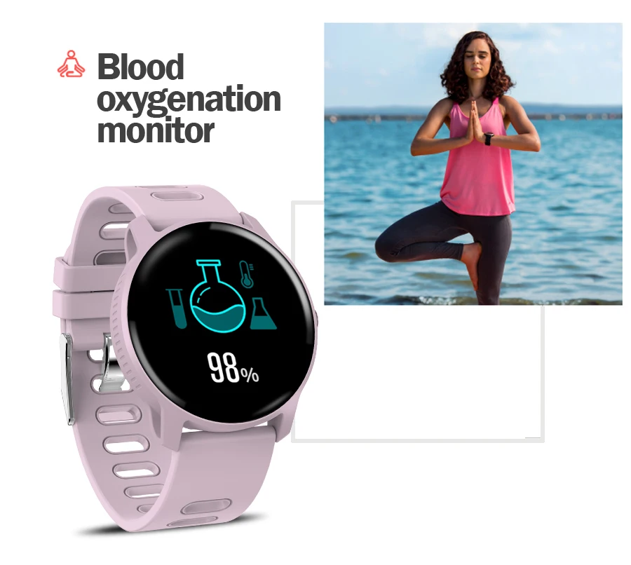 S08 Smart Watch IP68 Waterproof Wearable Device Heart Rate Clock Wristband Fitness Tracker Smartwatch Men Women For Android IOS (7)