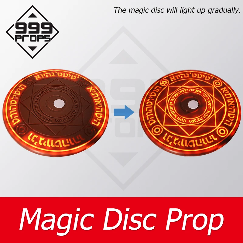 999PROPS Real Life game Magic Disc Prop Escape Room use RFID card to trigger magic array be bright gradually until open
999PROPS Real Life game Magic Disc Prop Escape Room use RFID card to trigger magic array be bright gradually until open